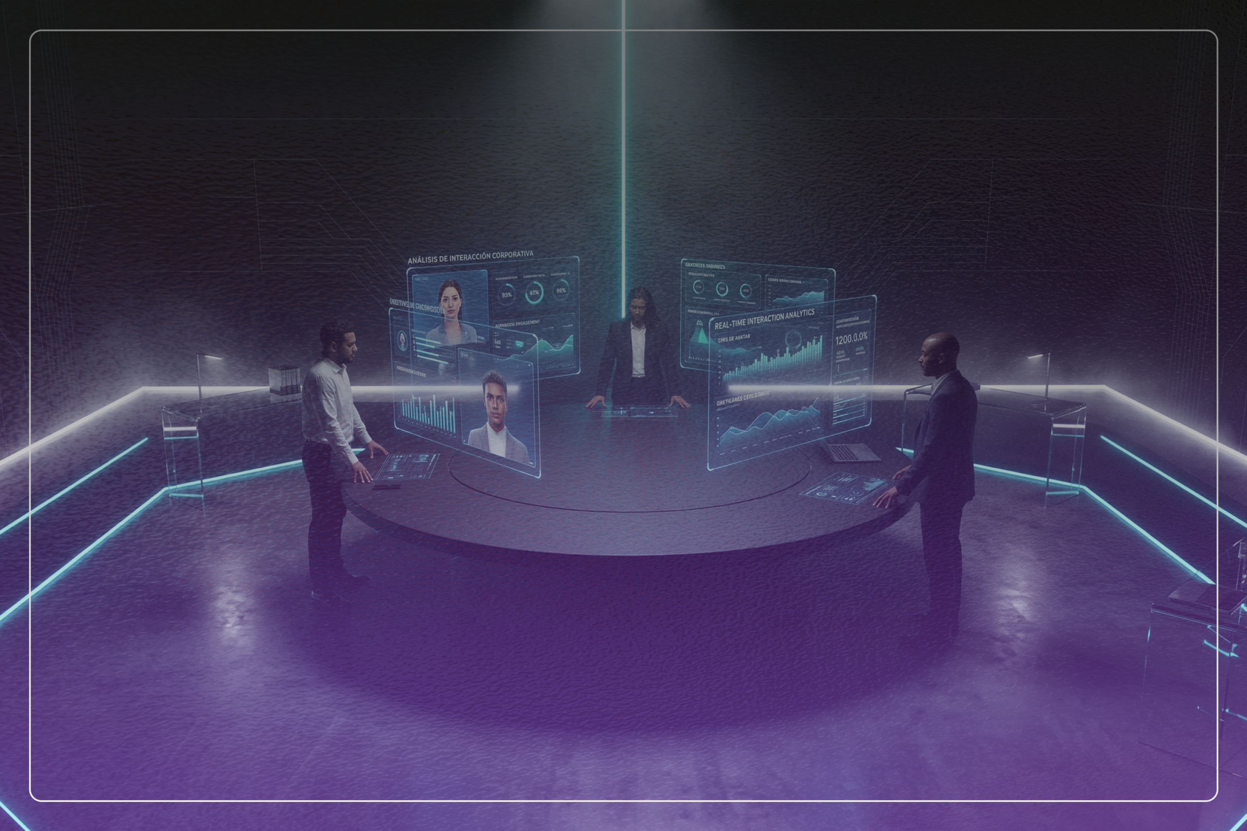 Implementar avatares en la estrategia corporativa mediante interfaces holográficas y analítica de interacción en tiempo real en ANIMA_mo.